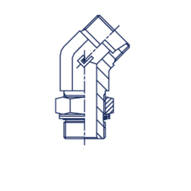 Штуцер FRG45 DL10 14x1.5 (корпус)