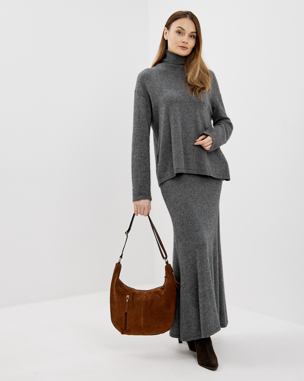 Сумка 593 15 коньячный