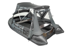 Тент трансформер КОМБИ Yachtman 340 НДНД (графит/черный)