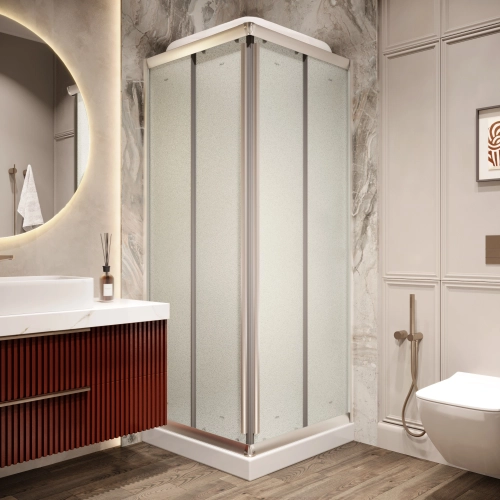 Кабина FQ811 душевая PARLY (80х80х210)