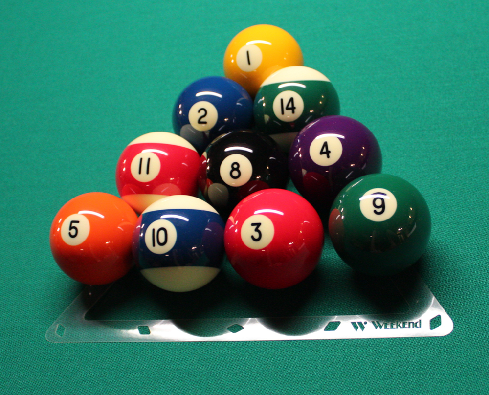 Комплект трафаретов для установки шаров 57,2мм (пул)