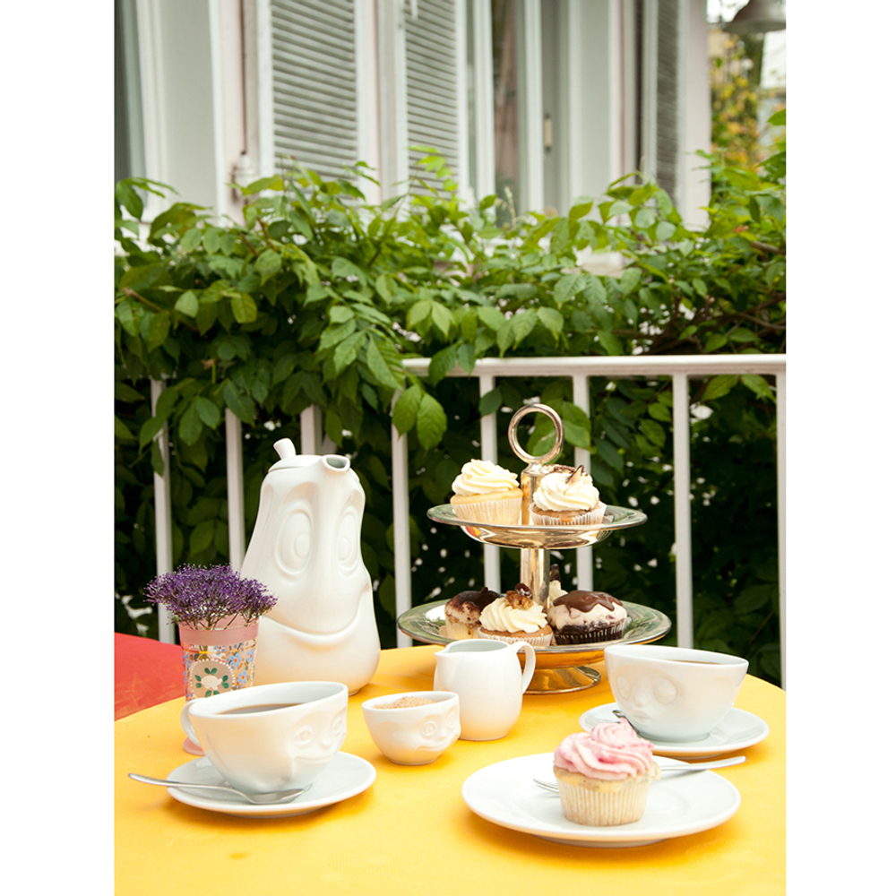 Чайная пара grinning, 200 мл, белая