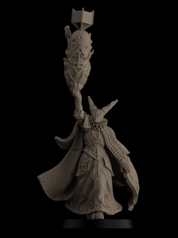 Trench crusade artillery witch Артиллерийская 32мм Миниатюра