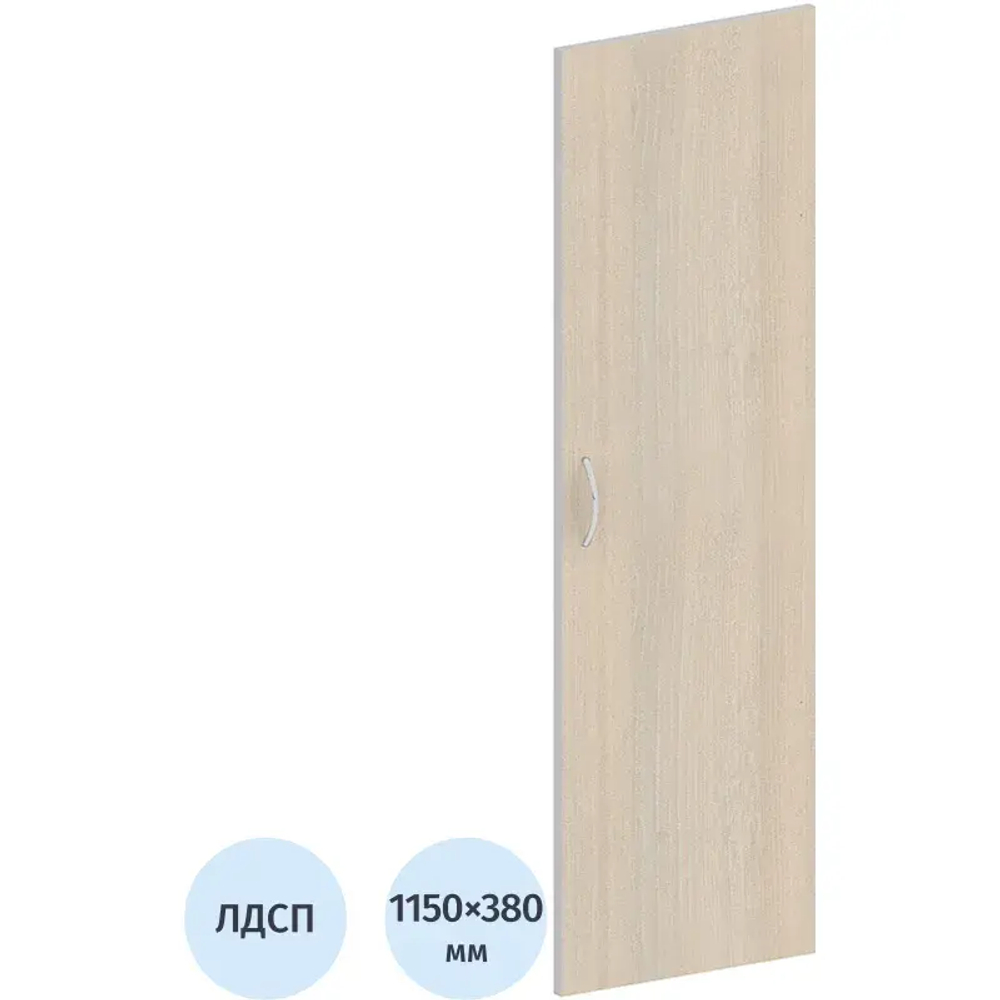 Дверь Easy ЛДСП (1шт.) 908855 св.дуб/серый В1150