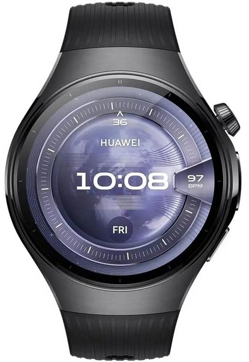 Смарт-часы Huawei Watch 5 Rates-L19F,  46мм,  1.5",  с SIM,  черный