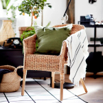 Садовое кресло - IKEA AGEN, 79х56x58 см, коричневый, АГЕН ИКЕА