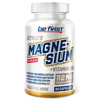 Be First Magnesium Citrate + B6 (90 капс.)