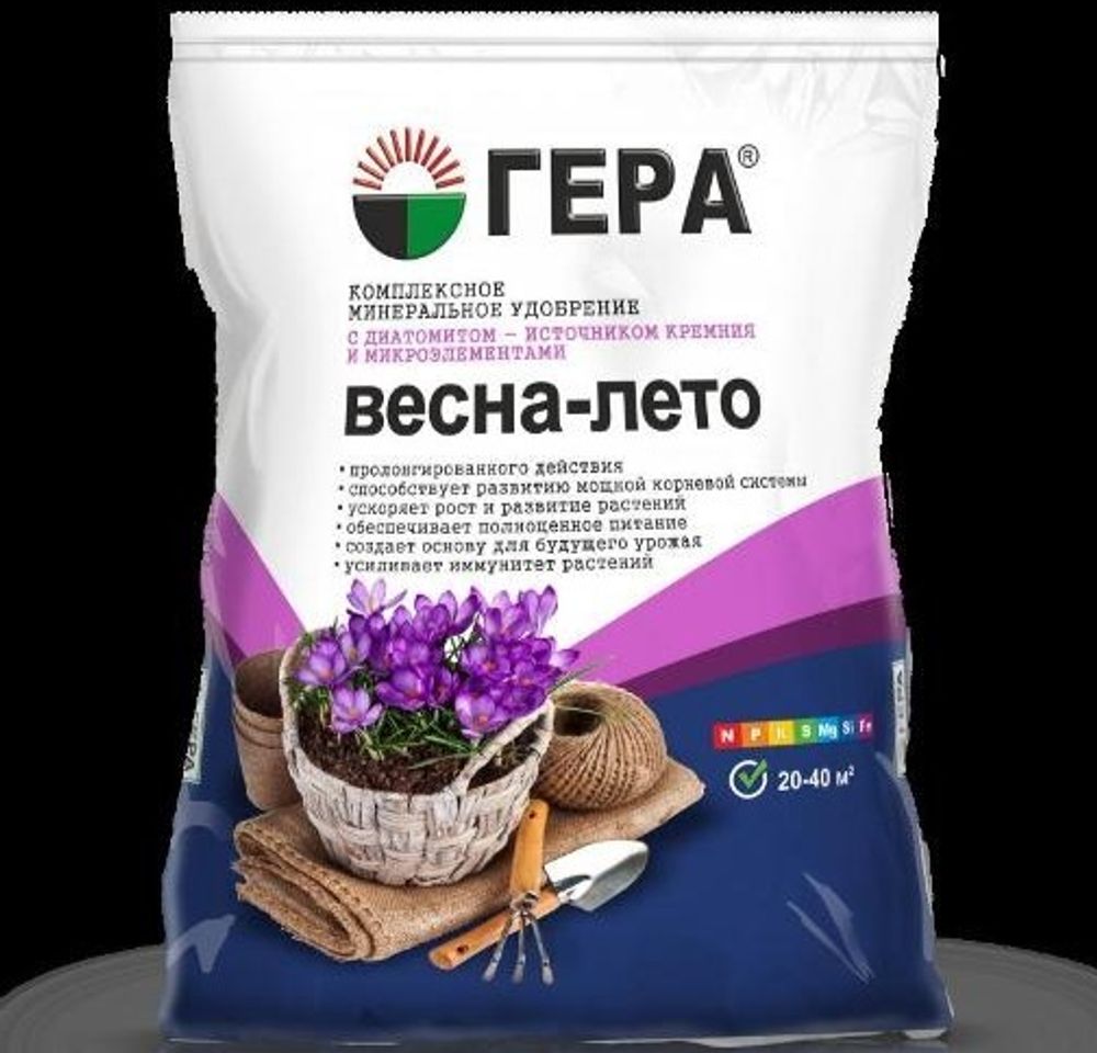 Удобрение ГЕРА Весна-Лето с диатомитом