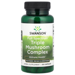 Swanson Vitamins, Full Spectrum® комплекс из трех грибов, 60 капсул