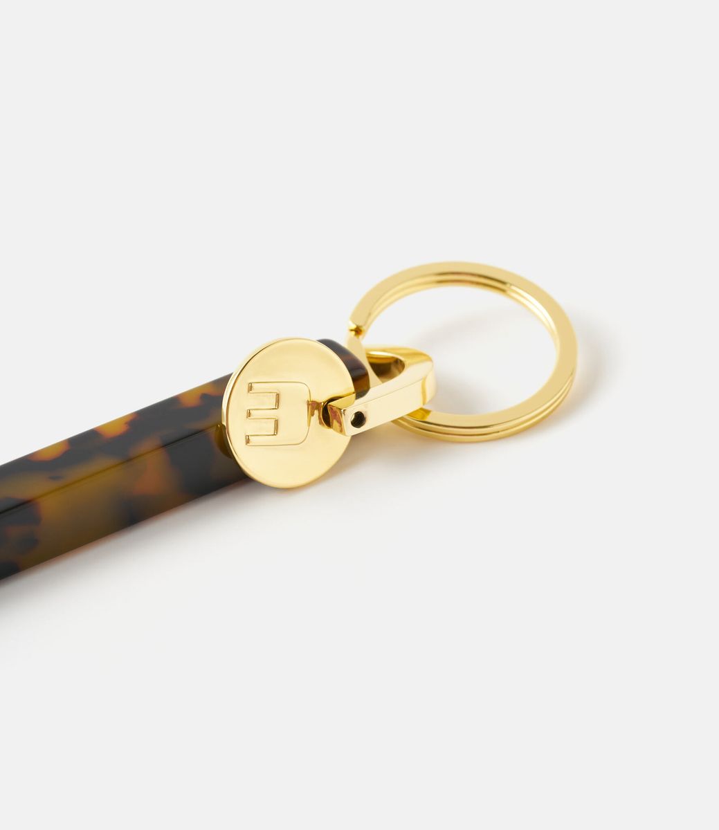 Machete Bar Keychain in Classic Tortoise — брелок из ацетата