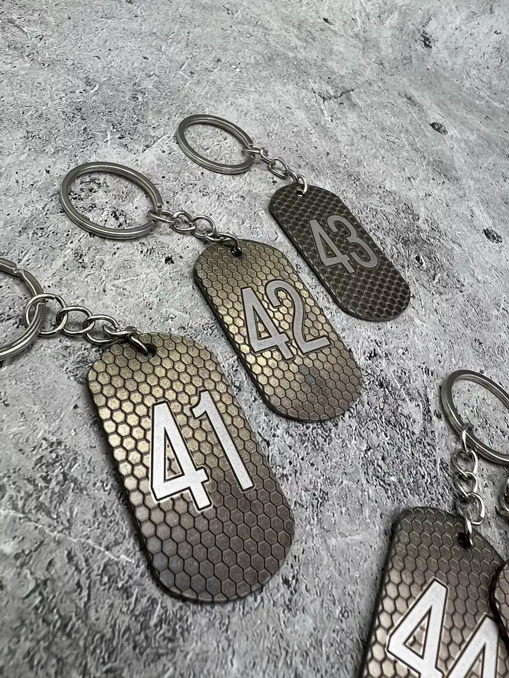 Номерки на ключи металлические 41-45