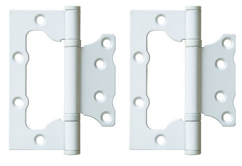 ПЕТЛЯ-БАБОЧКА HG 100Х75Х2,5MM 100*75*2.5-2BB WB HG БЕЛ 2ШТ