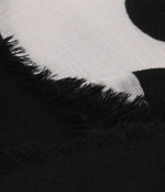 Хлопчатобумажная шаль Moschino - черный(50118 M5134)