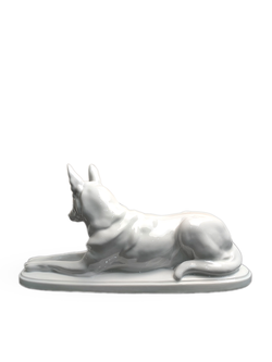 Фарфоровая статуэтка "Немецкая овчарка" (большая) ЛФЗ