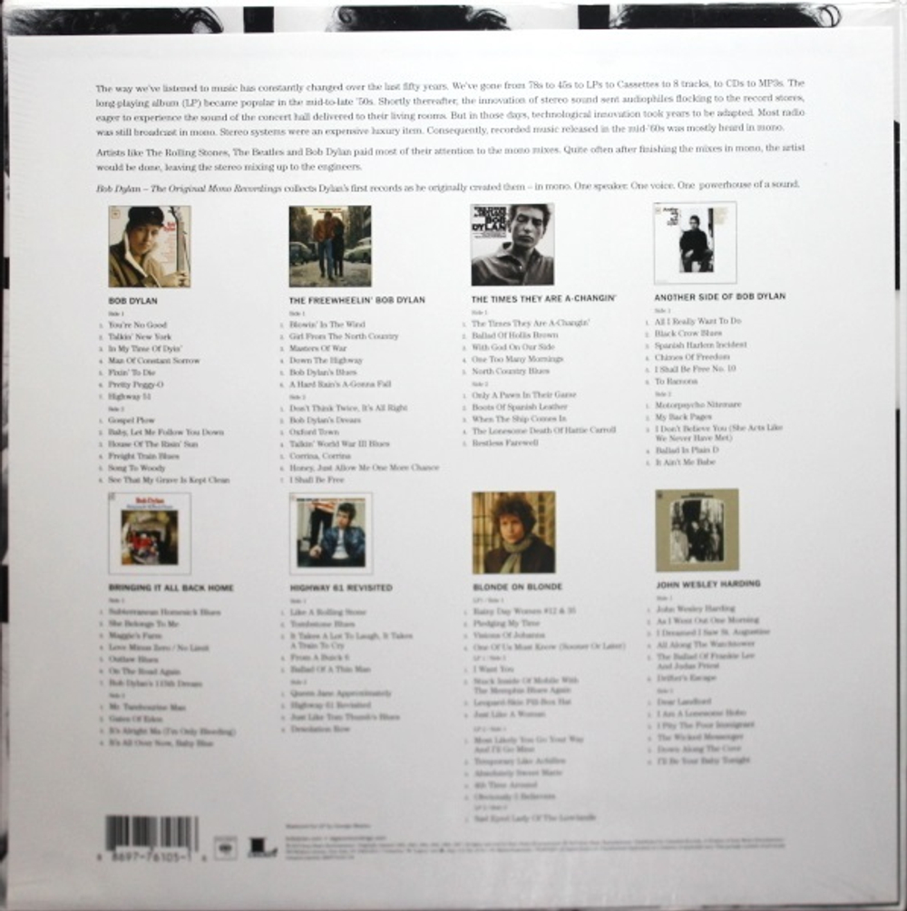 Bob Dylan / The Original Mono Recordings (9LP)