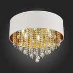 SL1350.502.06 Светильник потолочный ST-Luce Хром/Белый, Золотистый, Прозрачный E14 6*40W LACCHIA