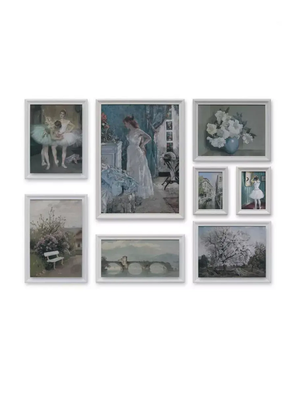 Картины на стену интерьерные на холсте 8 шт