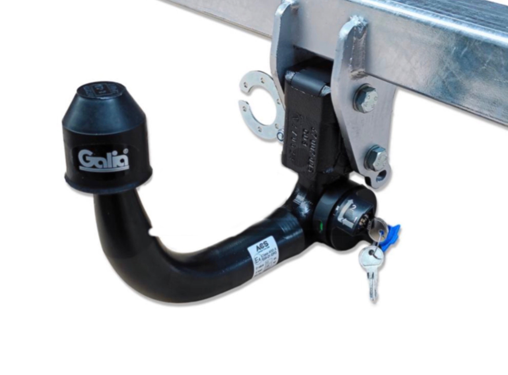 Фаркоп оцинкованный на Subaru Forester 2018-2024 легкосъемный крюк с ключом, Galia.S140V