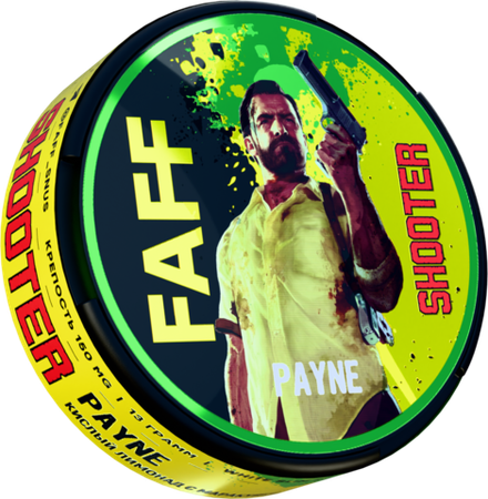 SHOOTER BY FAFF PAYNE (150 МГ) - КИСЛЫЙ ЛИМОНАД С МАРАКУЙЕЙ