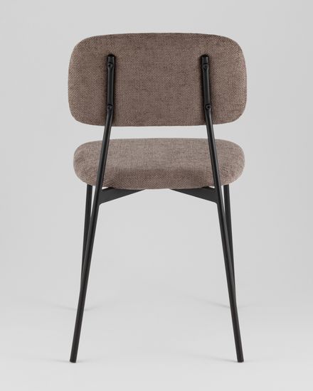 Стул Chao коричневый черные ножки 2 шт.