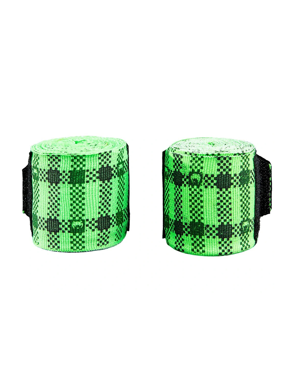 Бинты боксерские Venum Tartan Neon Green 4m