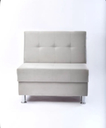 Стильный компактный диван Фабрики ОНИКС из практичного и износостойкого материала с оригинальным дизайном, вместительным ящиком для хранения, мягким наполнителем для дома, дачи и офиса