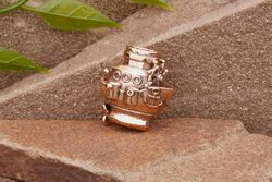 Бусина на темляк Корабль от мастерской Крымская бронза