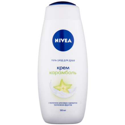 Гель-уход для душа Nivea Крем и Карамболь с маслом монои 500 мл