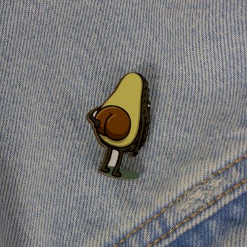 Деревянный значок. Попакадо