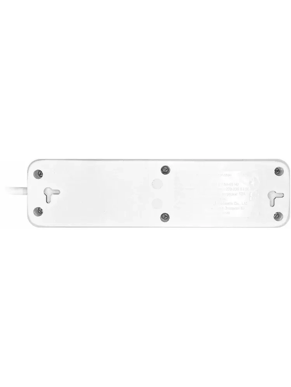 Удлинитель Sonnen Psw-503, 3 розетки c заземлением, выключатель 10 А, 5 м, белый