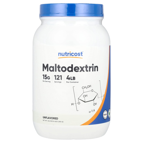 Nutricost, Maltodextrin, Unflavored, 64.8 oz (1,815 g)