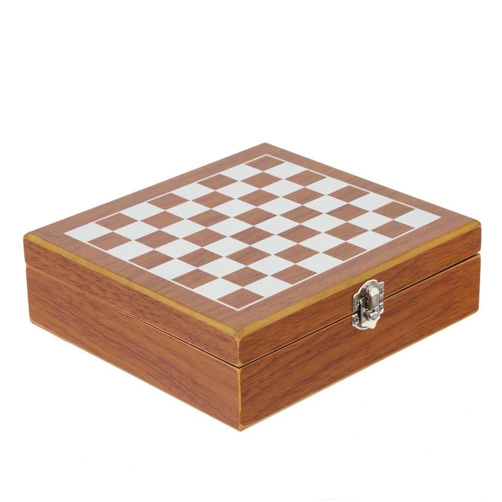 GAEM Набор подарочный (фляжка 220 мл, шахматы, мультитул, стопка 30 мл), L20 W18,5 H6 см