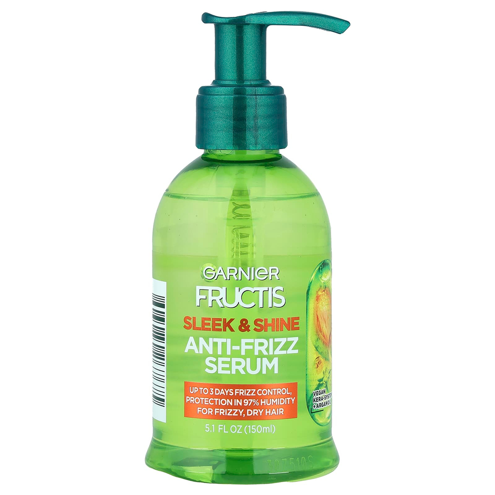 Garnier, Fructis, Sleek & Shine, сыворотка против пушения волос, 150 мл