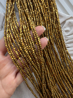 Нить бусин из гематита "Кубик" 2,8мм