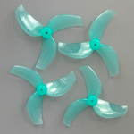 Пропеллеры Gemfan 1611 3х лопастные 1.5mm-вал (прозрачно голубой) 4шт.