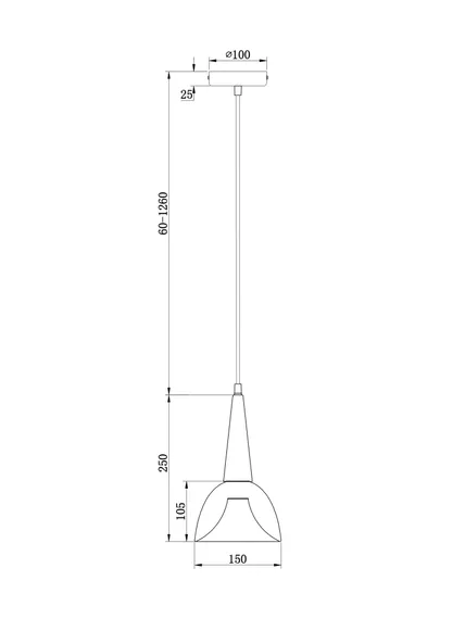 Подвесной светильник Нория / Noria Freya fr8009pl-01gb