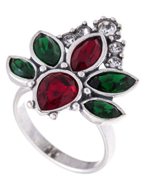 "Листра" кольцо в серебряном покрытии из коллекции "Пастель" от Jenavi