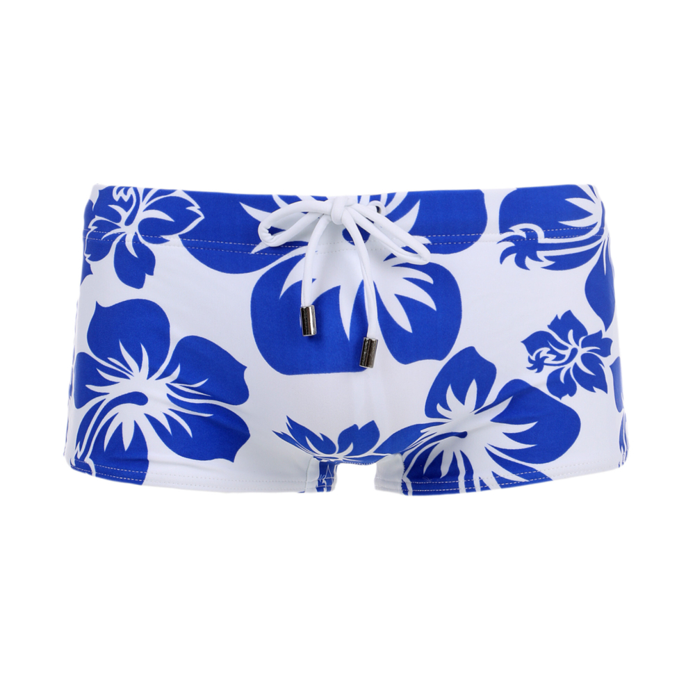 Мужские плавки боксеры бело-голубые Набор 2 штуки Superbody SB52474