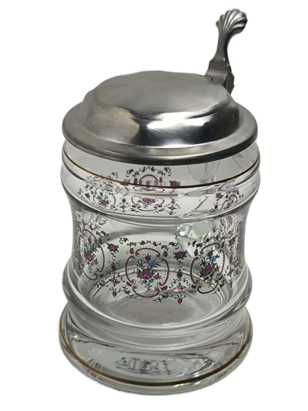 Кружка пивная (стекло с оловянной крышкой), Германия
