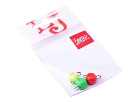 Груз-головки разборные Lucky John BALL RGY MIX1 6г, 3шт