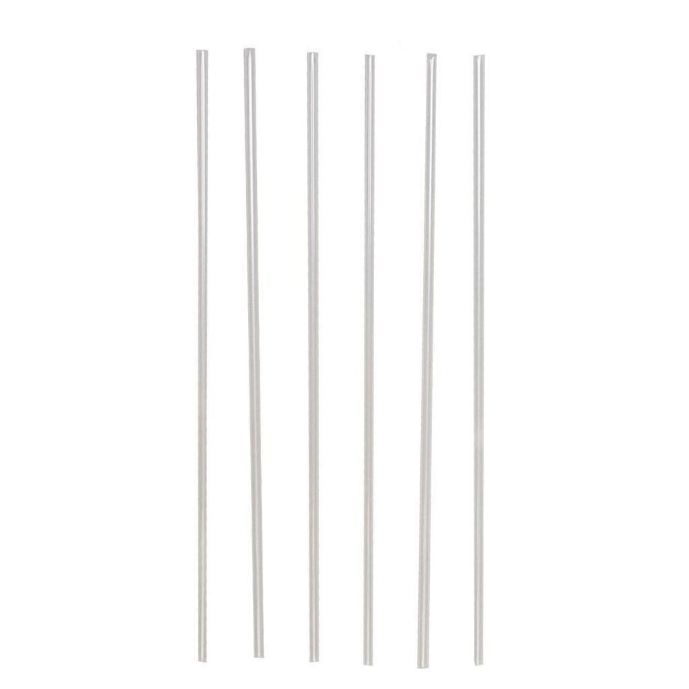 Трубочки 0,3*24 см прямые 1000 шт прозрачные пластик P.L.