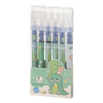 Ручка гелевая, роллер, Jiandan, синие чернила, серия "Дракон", корпус с рисунком, 6 шт