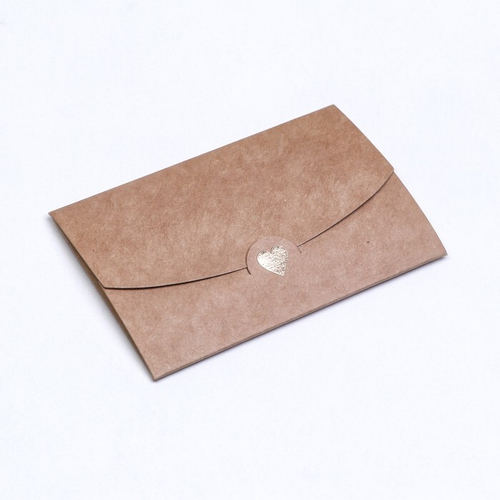 Конверт под сертификат с тиснением, крафт, 10,5*7см, 9530617