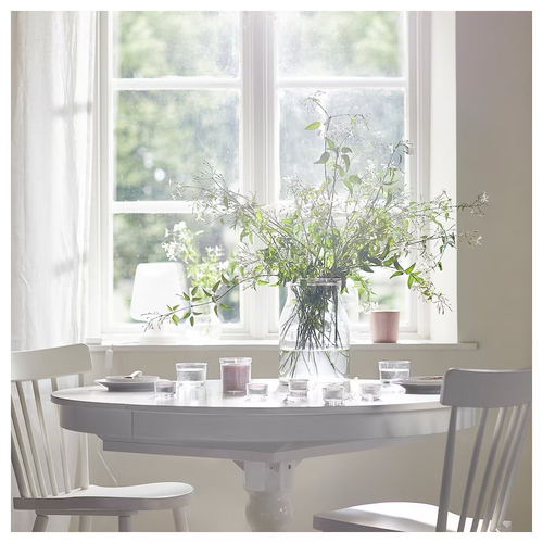 ЛУГНАРЕ LUGNARE Ароматическая свеча в стекле, жасмин/розовый, 40 часов