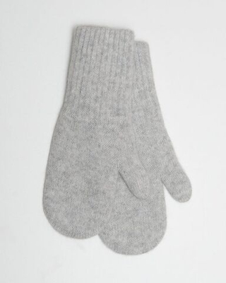 Варежки (двуслойные) Dan & Dani Светло-серый меланж *