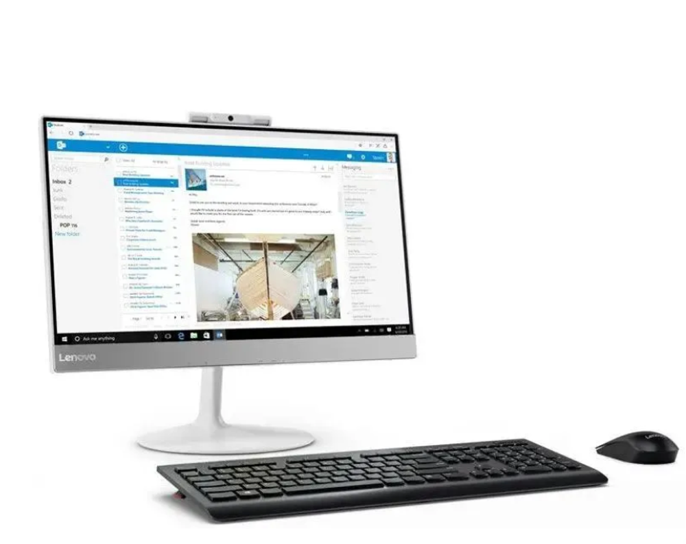 21.5" Уценённый моноблок Lenovo V410z (1920x1080, Intel Core i3-7100T, RAM 8ГБ, SSD 256ГБ, Intel HD Graphics 630, OS Windows