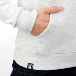 Мужская кофта теннисная Quiet Please Ocean Stripe Hoody Men - Lightgrey, Blue