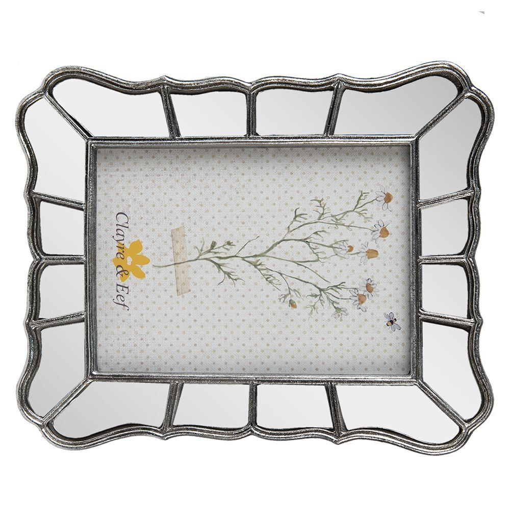 Фоторамка "Бриджит" 20x2x25см (Фото 13x18см) Поликерамика,стекло