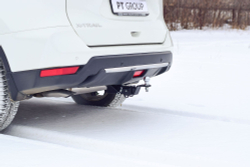 Фаркоп с унив. электрикой Smart, съемный квадрат, для NISSAN X-Trail 2014- (паспорт и сертификат) ПТ ГРУПП.NXT-14-991122.00