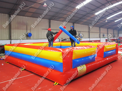 Надувная игра "Гладиатор" , 5*5*1,5 м